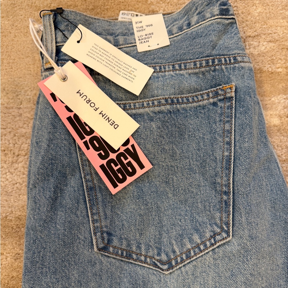Aritzia Denim Forum Blue Boyfriend Jeans